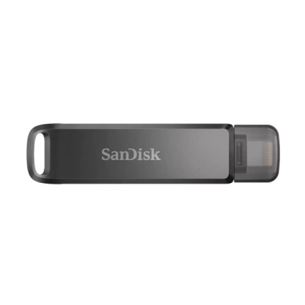 SanDisk iXpand Flash Drive Luxe/256GB/90MBps/USB 3.0/Lightning + USB-A/Černá, SDIX70N-256G-GN6NE