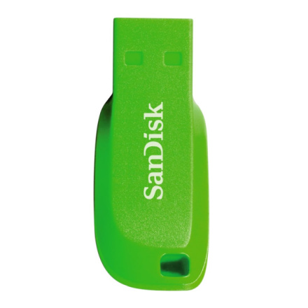 SanDisk Cruzer Blade/32GB/USB 2.0/USB-A/Zelená, SDCZ50C-032G-B35GE