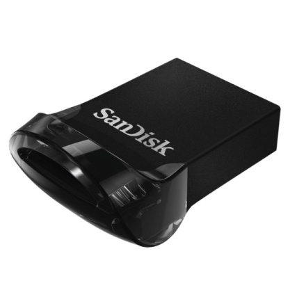 SanDisk Ultra Fit/16GB/130MBps/USB 3.1/USB-A/Černá, SDCZ430-016G-G46