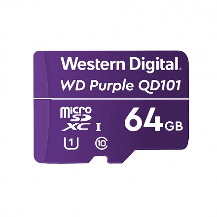 WESTERN DIGITAL WD Purple microSDXC 64GB Class 10 U1, WDD064G1P0C