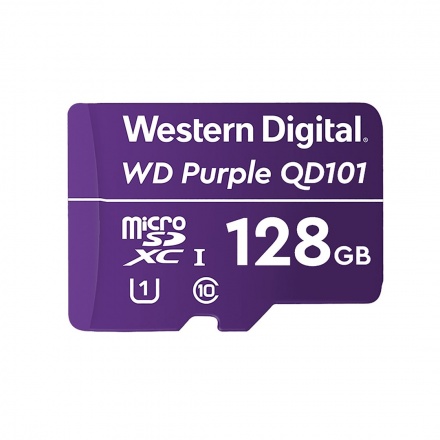 WESTERN DIGITAL WD Purple microSDXC 128GB Class 10 U1, WDD128G1P0C