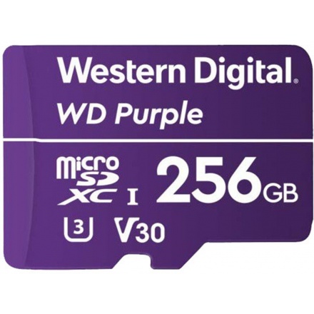 Western Digital WD Purple microSDXC 256GB 100MB/s U3, WDD256G1P0A