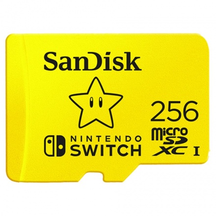 SanDisk Nintendo Switch microSDXC 256GB, SDSQXAO-256G-GNCZN
