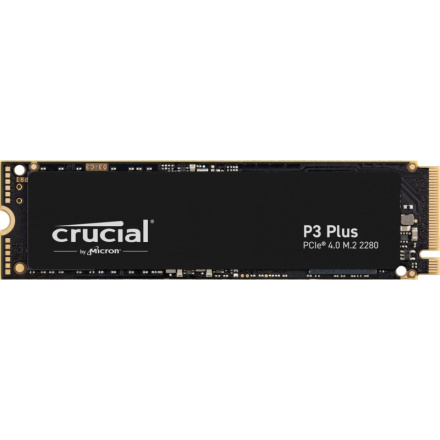 Crucial P3 Plus/500GB/SSD/M.2 NVMe/Černá/5R, CT500P3PSSD8