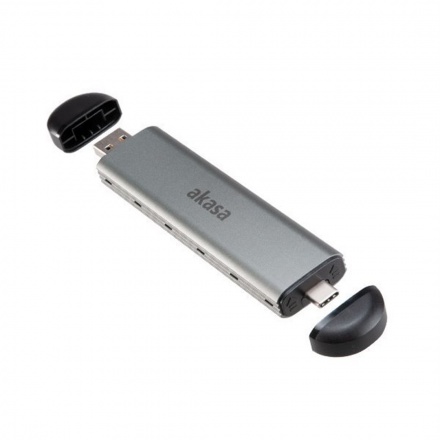 AKASA M.2 SATA / NVMe SSD na USB 3.1 Gen 2, AK-ENU3M2-04