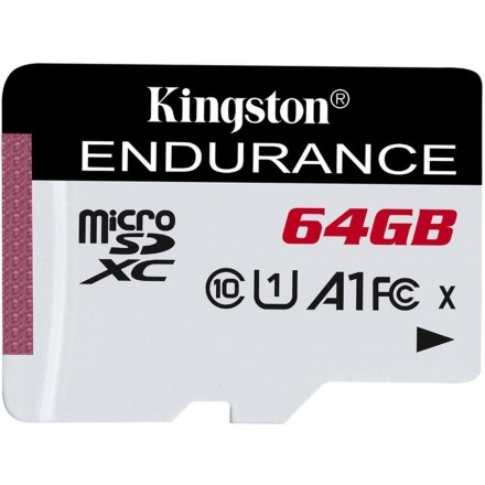 Kingston Endurance/micro SDXC/64GB/95MBps/UHS-I U1 / Class 10, SDCE/64GB
