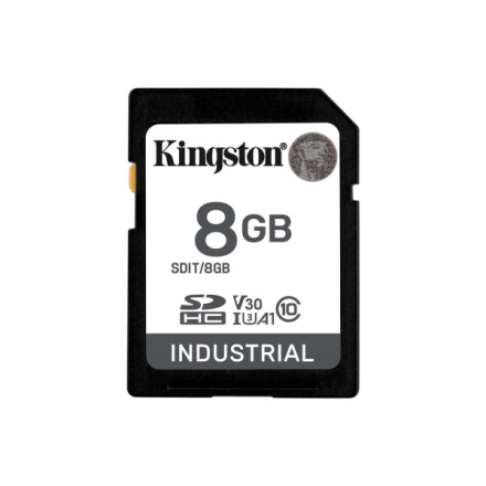 Kingston Industrial/SDHC/8GB/100MBps/UHS-I U3 / Class 10, SDIT/8GB