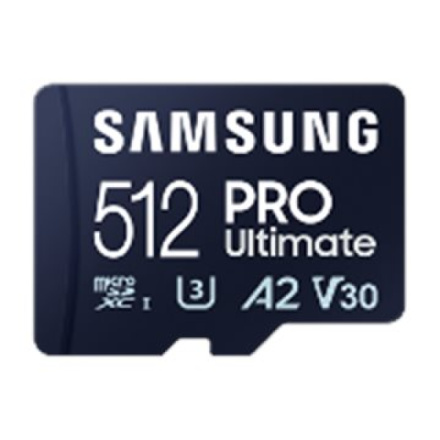 Samsung PRO Ultimate/micro SDXC/512GB/200MBps/UHS-I U3 / Class 10/+ Adaptér/Modrá, MB-MY512SA/WW