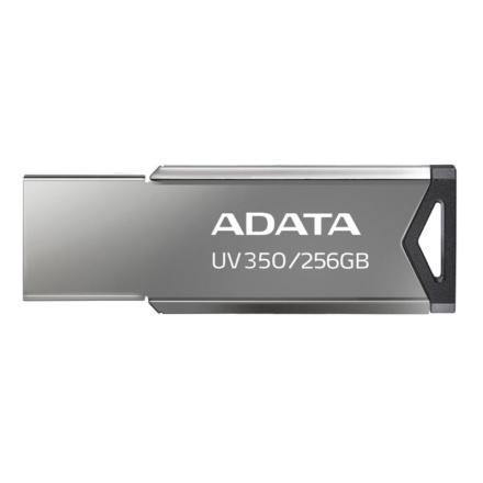 ADATA UV350/256GB/USB 3.2/USB-A/Stříbrná, AUV350-256G-RBK