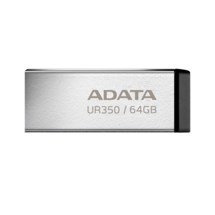 ADATA UR350/64GB/USB 3.2/USB-A/Černá, UR350-64G-RSR/BK