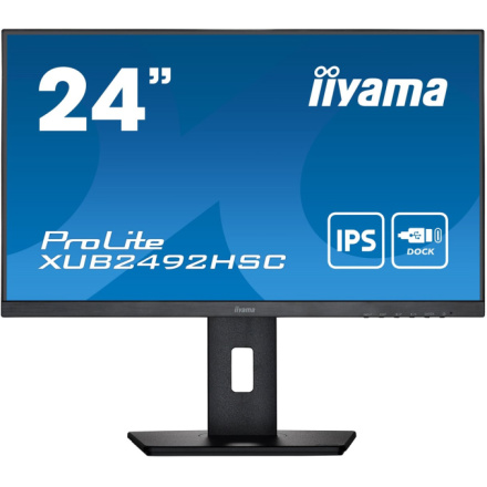 iiyama ProLite/XUB2492HSC-B5/24"/IPS/FHD/75Hz/4ms/Black/3R, XUB2492HSC-B5