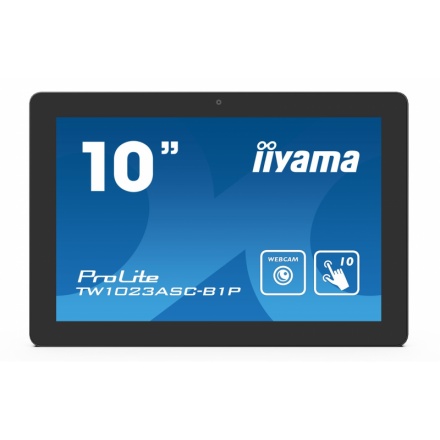 10" iiyama TW1023ASC-B1P, IPS, HD, capacitive, 10P, 450cd/m2, mini HDMI, WiFi, Webcam, Android 8.1, TW1023ASC-B1P