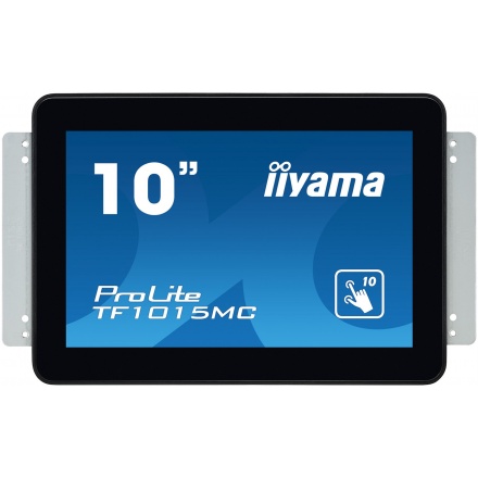 10" iiyama TF1015MC-B2: VA, WXGA, capacitive, 10P, 500cd/m2, VGA, DP, HDMI, černý, TF1015MC-B2