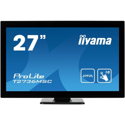 27" LCD iiyama T2736MSC-B1 - 4ms, 300cd/m2, HDMI, VGA, DP, USB,, T2736MSC-B1