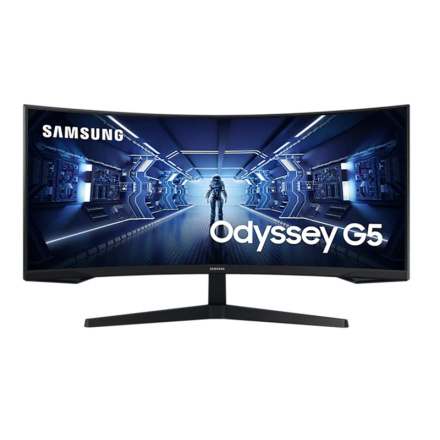 Samsung Odyssey G5/LC34G55TWWRXEN/34"/VA/3440x1440/165Hz/1ms/Black/2R, LC34G55TWWPXEN