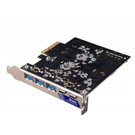 AKASA PCIe karta 2xUSB 3.2 Gen 2 Type-C a 3xType-A, AK-PCCU3-09