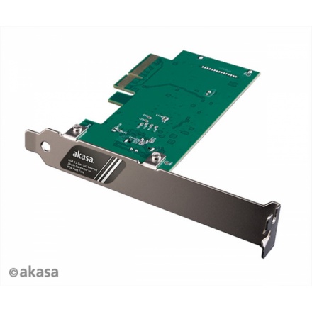 AKASA PCIe karta USB 3.2 Gen 2x2 interní konektor, AK-PCCU3-08