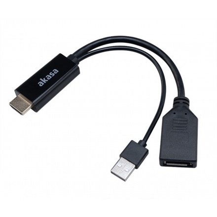 AKASA - HDMI na DP kabel, AK-CBHD24-25BK