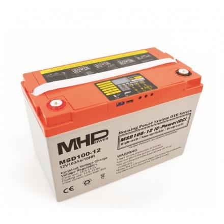 Carspa MHPower MSD100-12 Smart akumulátor VRLA-GEL 12V/10, MSD100-12