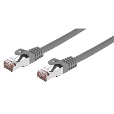 Kabel C-TECH patchcord Cat6, FTP, šedý, 0,5m, CB-PP6F-05