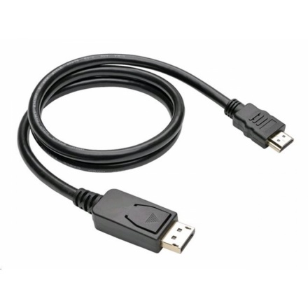 Kabel C-TECH DisplayPort/HDMI, 2m, černý, CB-DP-HDMI-20