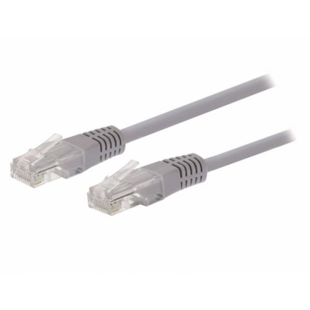 Kabel C-TECH patchcord Cat5e, UTP, šedý, 3m, CB-PP5-3