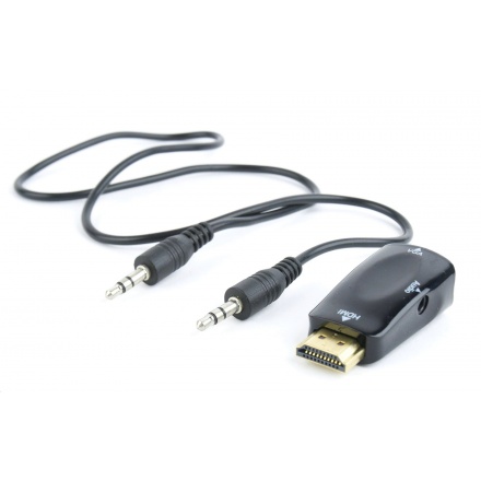Adaptér C-TECH HDMI na VGA + Audio, M/F, CB-AD-HDMI-VGA