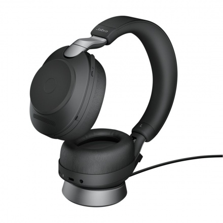 Jabra Evolve2 85/Stereo/ANC/USB/BT/Bezdrát/MS/Stand/Černá, 28599-999-989