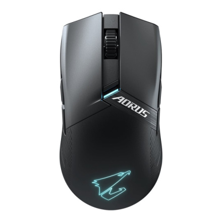 GIGABYTE Aorus M6/Herní/Optická/Bezdrátová USB/Černá, GM-AORUS M6