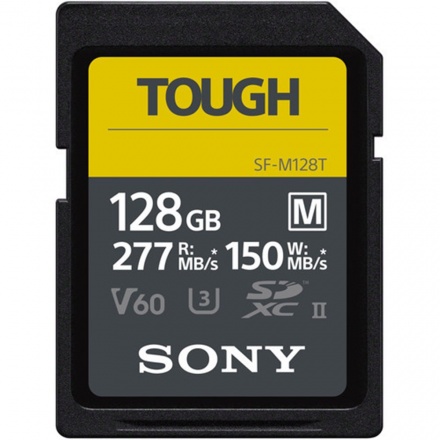 SONY SFM128T/SDXC/128GB/277MBps/UHS-II U3 / Class 10, SFM128T.SYM