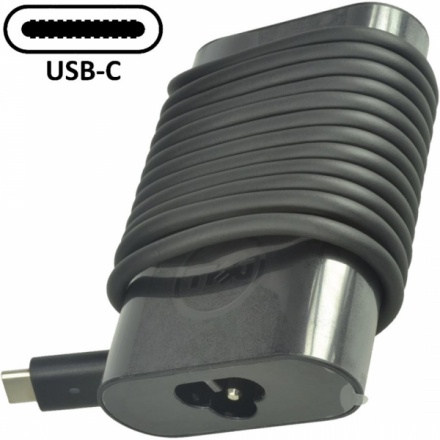 SIL Napájecí adaptér 45W 5V/9V/15V/20V, USB-C, originál DELL T6V87/492-BBUS, 77011254 - neoriginální