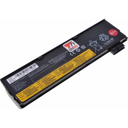 Baterie T6 Power Lenovo ThinkPad T470, T480, T570, T580, P51s, P52s, 5200mAh, 58Wh, 6cell, NBIB0126 - neoriginální