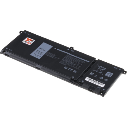 Baterie T6 Power Dell Latitude 3410, 3510, Inspiron 5501, Vostro 5401, 3530mAh, 53Wh, 4cell, Li-pol, NBDE0216