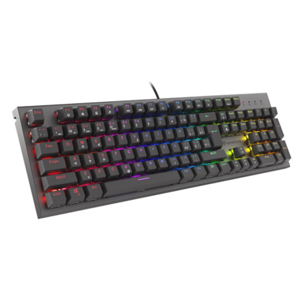 Genesis herní mechanická klávesnice THOR 303/RGB/Outemu Red/Drátová USB/CZ-SK layout/Černá, NKG-1876