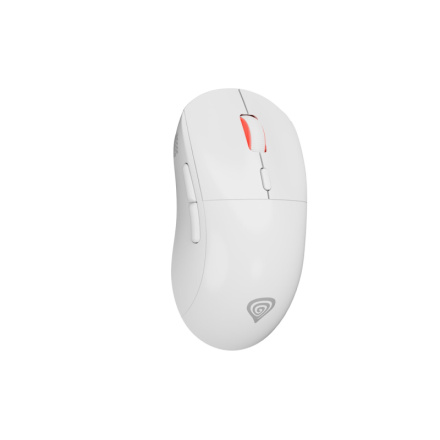 Genesis herní bezdrátová myš ZIRCON XIII. bílá/Herní/Optická/26 000 DPI/Bezdrátová USB + Bluetooth/B, NMG-2090
