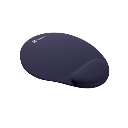 Podložka pod myš ergonomická gelová Natec MARMOT, tmavě modrá, 245x225 mm, NPF-2182