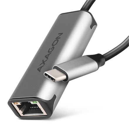 AXAGON ADE-25RC USB-A 3.2 Gen 1 - 2.5 Gigabit Ethernet síťová karta, Realtek 8156, auto install,šedá, ADE-25RC