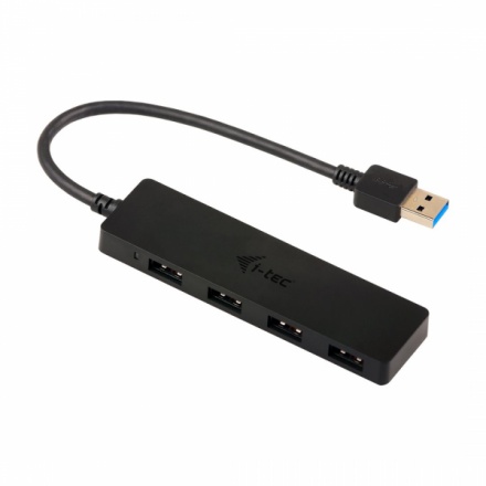 i-tec USB 3.0 SLIM HUB 4 Port passive - Black, U3HUB404