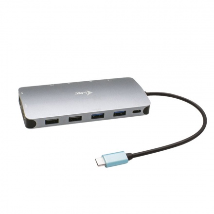 i-tec USB-C Metal Nano 3x Display Docking Station, Power Delivery 100 W, C31NANODOCKPROPD