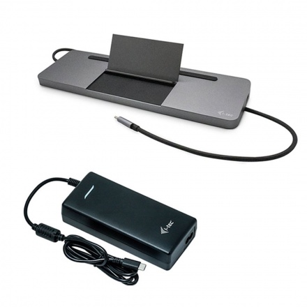 i-tec USB-C Metal Ergonomic 4K 3x Display Docking Station with Power Delivery 85W + i-tec Universal, C31FLATPRO112W