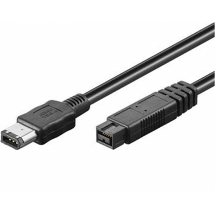 PremiumCord FireWire 800 kabel,1,8m,  9pin-6pin, kfib96-2