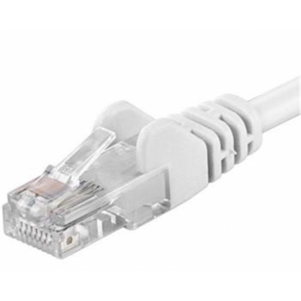 PREMIUMCORD Patch kabel UTP RJ45-RJ45 level CAT6, 1,5m, bílá, sp6utp015W