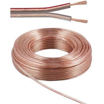 PremiumCord kabel pro repro CU, 2x1,5mm 10m, kjpr-01-10