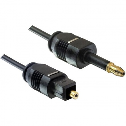 PremiumCord 3,5mm mini Toslink, OD:2,2mm, 1m, kjtos2-1