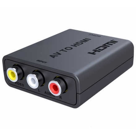 PremiumCord převodník AV kompozitního signálu a stereo zvuku na HDMI 1080P, khcon-47