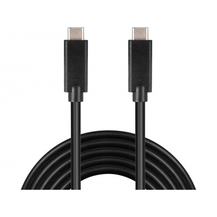 PremiumCord USB-C kabel ( USB 3.1 gen 2, 3A, 10Gbit/s ) černý, 2m, ku31cg2bk