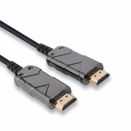 PremiumCord Ultra High Speed HDMI 2.1 optický fiber kabel 8K@60Hz,zlacené 5m, kphdm21x05