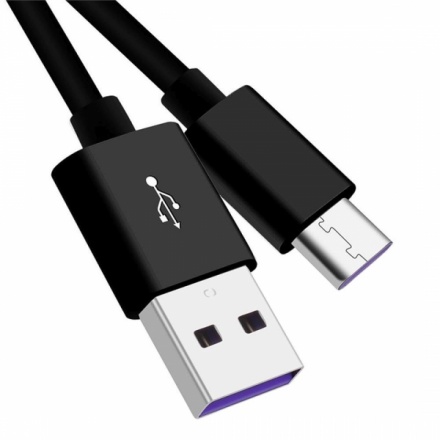 PremiumCord Kabel USB 3.1 C/M - USB 2.0 A/M, Super fast charging 5A, černý, 2m, ku31cp2bk