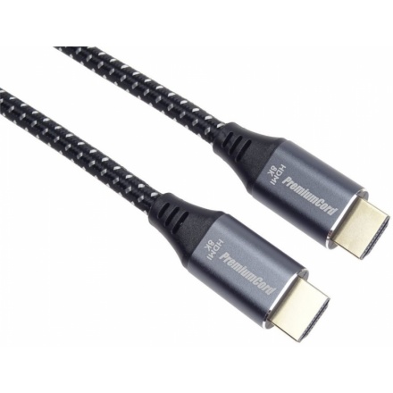 PremiumCord ULTRA HDMI 2.1 High Speed + Ethernet kabel 8K@60Hz,zlacené 3m, kphdm21s3