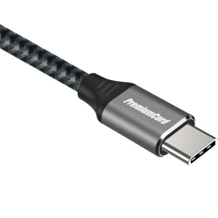 PremiumCord USB-C 3.2 gen2, oplet 100W, 0,5m, ku31cr05